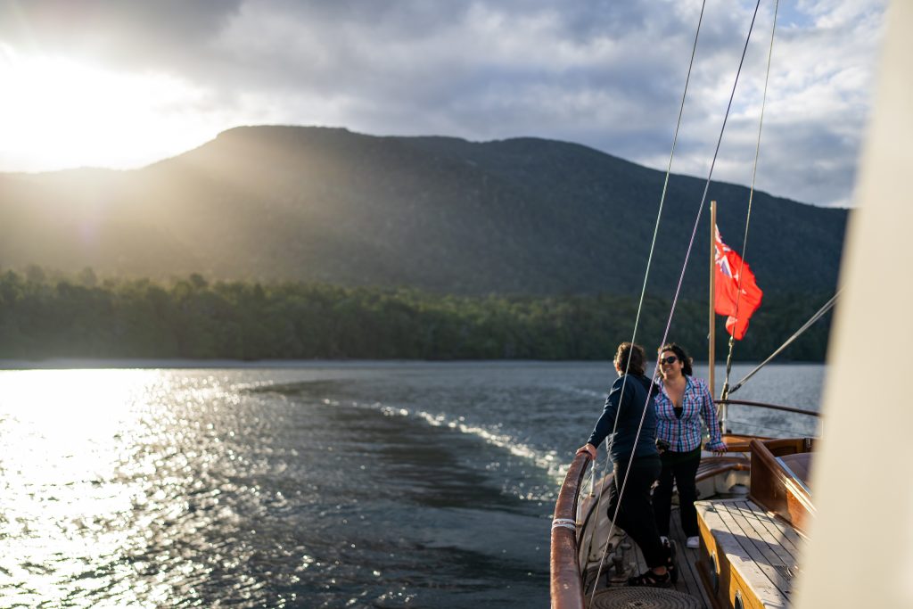 Evening Champagne Cruise - Step Into Timeless Elegance: Evening Cruises on Te Anau’s Historic 1935 Motor Yacht